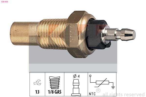 Senzor,temperatura lichid de racire 530 056 KW